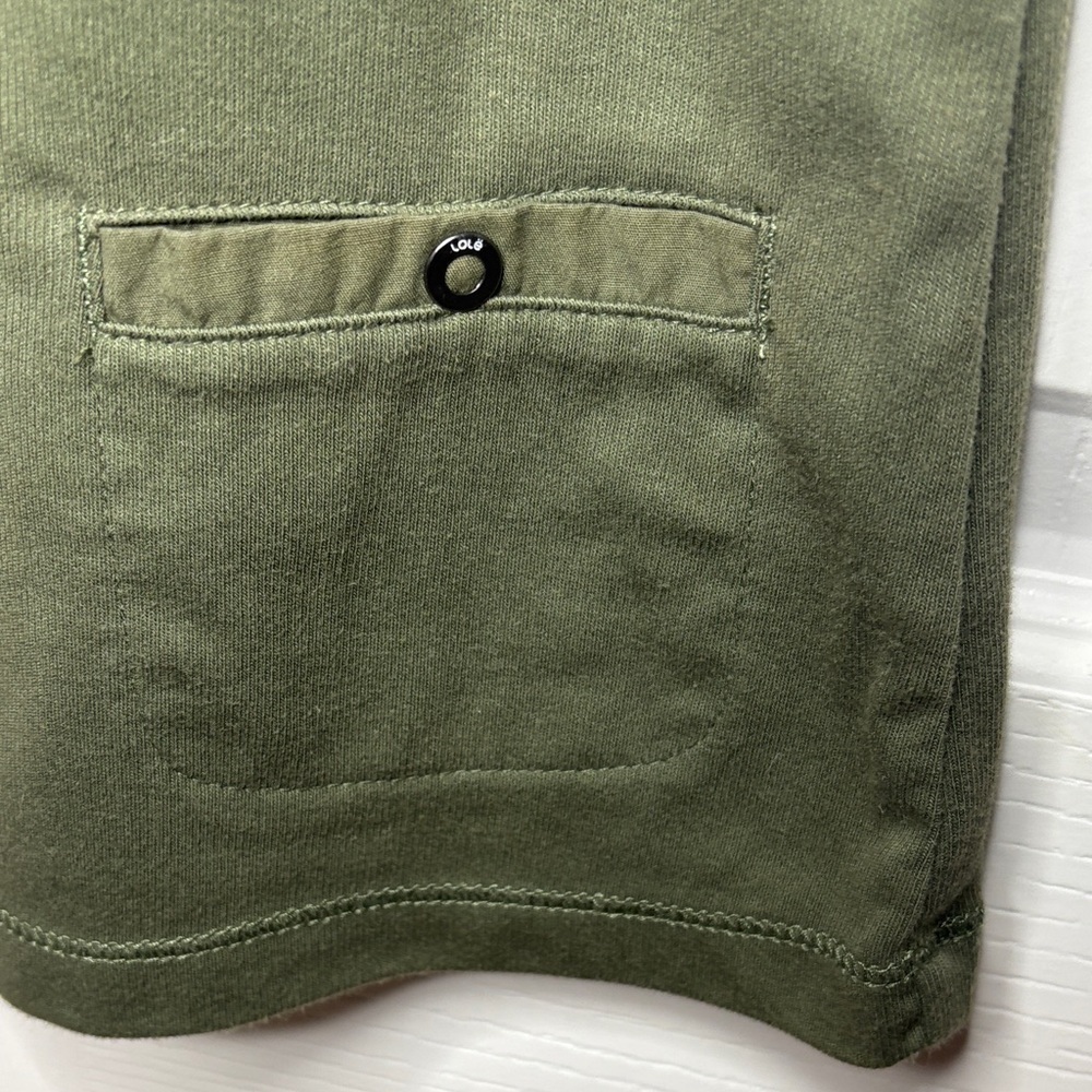 Lole Forest Green Buttoned Short Sleeve Tee - Picture 3 of 8